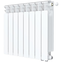 Радиатор биметаллический RIFAR BASE Ventil 500 08 секц. нижн. прав. R-BA-500-08-VR