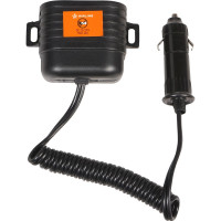 Прикуриватель-разветвитель Airline 15А на 2 гнезда с витым шнуром ASP-15A-10