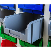 Стеллаж с направляющими Стелла-техник стационарный, односторонний, 15 ячеек с ящиками, V3-15