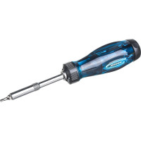 Реверсивная отвертка с удлинителем GROSS трещотка 72 зуба, 12 шт, сталь S2 11603