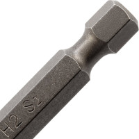 Бита с ограничителем и магнитом (PH2x50 мм, сталь S2) Gross 11456