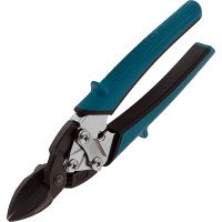 Ножницы по металлу GROSS PIRANHA 190 мм прямой рез, сталь - СrM, двухкомпонентные рукоятки 78357