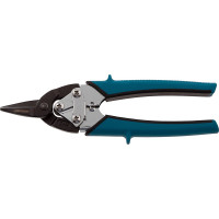 Ножницы по металлу GROSS PIRANHA 190 мм прямой рез, сталь - СrM, двухкомпонентные рукоятки 78357