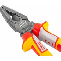 Комбинированные плоскогубцы GROSS диэлектрические трехкомпонентные рукоятки до 1000 В, 180 мм// 16989