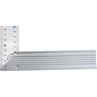 Столярный угольник 350мм, нерж.сталь, алюминиевое основание КОБАЛЬТ 243-615