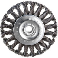 Кордщетка радиальная витая (115 мм; М14) ПРАКТИКА 242-625
