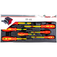 Ложемент отвертки для электрика 8шт Hans TT-41