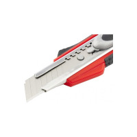 Нож MATRIX, 18 мм выдвиж. лезвие "QUIK BLADE" мет. направл., двойная фикс., эргоном. двухком.рук.// 78936