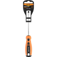 Отвертка SPARTA "Point", SL5,0x100 мм, CrV, 2-х компонентная рукоятка// 11766