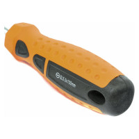 Отвертка SPARTA "Point", SL5,0x100 мм, CrV, 2-х компонентная рукоятка// 11766