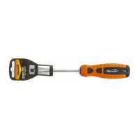 Отвертка SPARTA "Point", SL6,0x100 мм, CrV, 2-х компонентная рукоятка// 11768