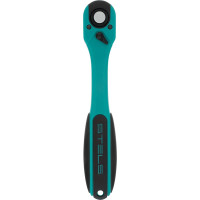 Ключ-трещотка 1/2", 72 зуба, с быстрым сбросом, CrV, 2-х компонентная рукоятка STELS 14030