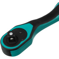 Ключ-трещотка 1/2", 72 зуба, с быстрым сбросом, CrV, 2-х компонентная рукоятка STELS 14030