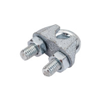 Канатный зажим TOR ф=8 мм DIN 741 12386