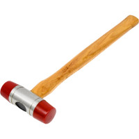 Киянка с полиуретановыми сменными насадками 28мм, 165г KING TONY 7842-28