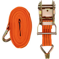 Багажный ремень с крюками STELS 8x0.038м, храповый механизм 54372