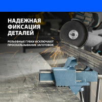 Слесарные тиски 63 мм крепление для стола, винтовой зажим Без бренда 18660