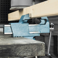 Слесарные тиски 63 мм крепление для стола, винтовой зажим Без бренда 18660