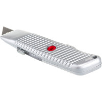 Нож MATRIX 19 мм выдвижное трапециевидное лезвие, металлический корпус 78964