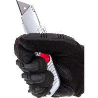 Нож MATRIX 19 мм выдвижное трапециевидное лезвие, металлический корпус 78964