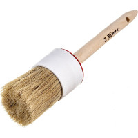 Круглая кисть MTX №14 натуральная щетина, деревянная ручка 82084