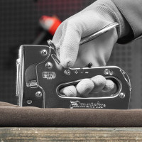 Мебельный металлический регулируемый степлер тип скобы 53, 6-14 мм MATRIX PROFESSIONAL 40913