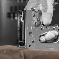 Мебельный металлический регулируемый степлер тип скобы 53, 6-14 мм MATRIX PROFESSIONAL 40913