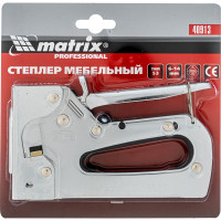 Мебельный металлический регулируемый степлер тип скобы 53, 6-14 мм MATRIX PROFESSIONAL 40913