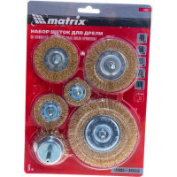 Набор щеток для дрели 6 шт. MATRIX 74496