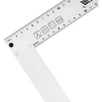 Угольник MATRIX 300 мм, алюминиевый, литой 32472