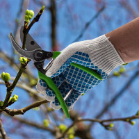 Секатор 200 мм, пружина возвратная ленточ.типа, металлические обрезиненные ручки PALISAD 605495