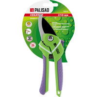 Секатор 210 мм, с прямым резом, шестерен.привод, 2-компонентные ручки PALISAD 60532