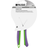 Секатор 210 мм, с прямым резом, шестерен.привод, 2-компонентные ручки PALISAD 60532