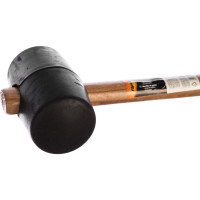 Резиновая киянка SPARTA 680 г, черная резина, деревянная рукоятка 111555