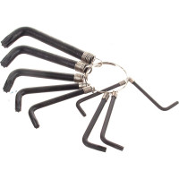 Набор имбусовых ключей TORX SPARTA оксидированные, на кольце, 9 шт 112667