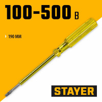 Электрический пробник STAYER TOPElectro 100 - 500 В, 190 мм 2570-19_z01