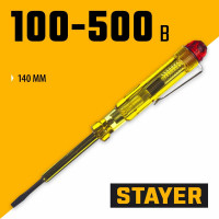 Электрический пробник STAYER TOPElectro 100 - 500 В, 140 мм 2571-14_z01