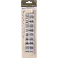 Набор головок 6-ти гранных (1/2") 9 шт. Дело Техники 620109