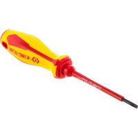 Шлицевая диэлектрическая отвертка Slotted 3.0мм, 75мм KING TONY 14720303