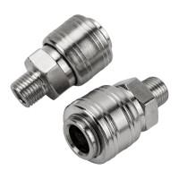 Муфта универсальная быстросъемная (мама "рапид" - М1/4") 2 шт. Stels 57051