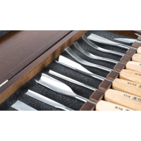 Набор из 12 резцов в деревянной коробке NAREX Standart 894850