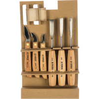 Набор из 6 резцов + брусок в картонной коробке NAREX Standart 894610