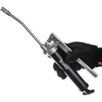 Мини шприц рычажного типа с трубкой 150 мм для смазки (413 атм) Groz G14R/B GR43280