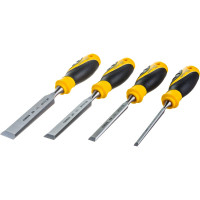 Набор из 4 плоских стамесок с ручкой NAREX SUPER 2009 LINE PROFI 6, 12, 20, 26 мм 860600