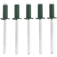 Заклепки RAL 6005 (4.0х10 мм; темно-зеленый) 50 шт. MATRIX 40684