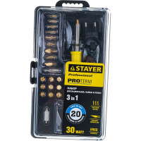 Прибор для выжигания 3в1, с набором насадок 20шт STAYER PROFESSIONAL 45227