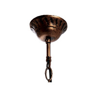 Садово-парковый светильник, шестигранный на цепочке 60W E27 230V, черное золото Feron PL125 11347