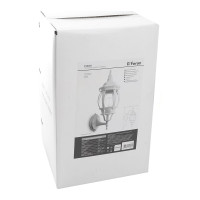 Садово-парковый светильник, восьмигранный на стену вверх 100W E27 230V, белый FERON 8101 11095