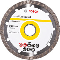Диск алмазный ECO Universal Turbo (125х22.2 мм) Bosch 2608615037