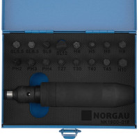 Набор бит с ударной отверткой NORGAU тип NK1900-018 1/2" 062493018